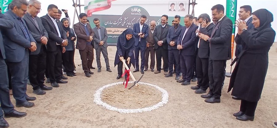 كلنگ‌زنی مجتمع بهاران در شهرستان شهرضا